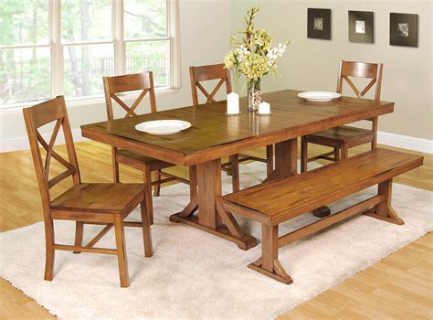 26 Big & Small Dining Room Sets with Bench Seating