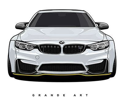 BMW M3 VECTOR ART | Bmw, Bmw art, Bmw blue