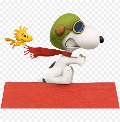 snoopy charlie brown woodstock film figurine technology - snoopy flying ace PNG image with ...