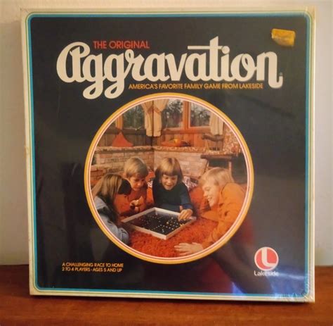 Vintage Aggravation Board Game SEALED 1970's Lakeside w/The ORIGINAL ...