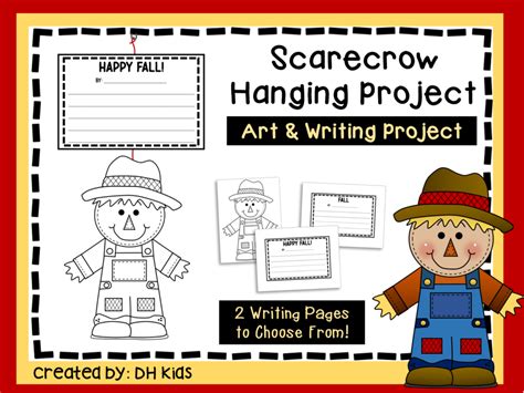 Scarecrow Art Project - Hanging Fall Art - Made By Teachers