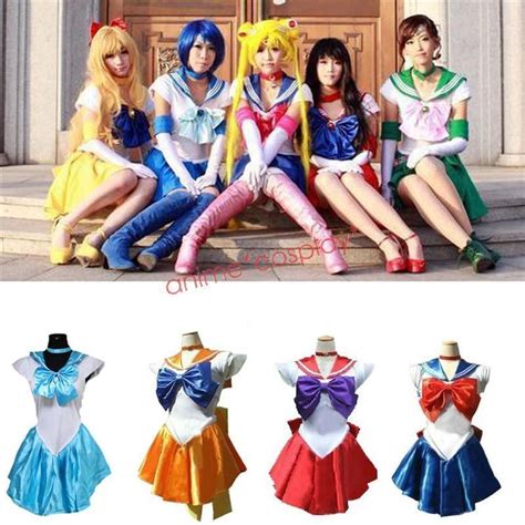 Sailor Moon Tsukino Usagi Cosplay Costume Uniform Dress Outfit ...