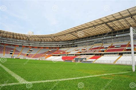 Lima Peru,new Architecture of the Field Foodball Soccer Stadium Editorial Photo - Image of stadi ...