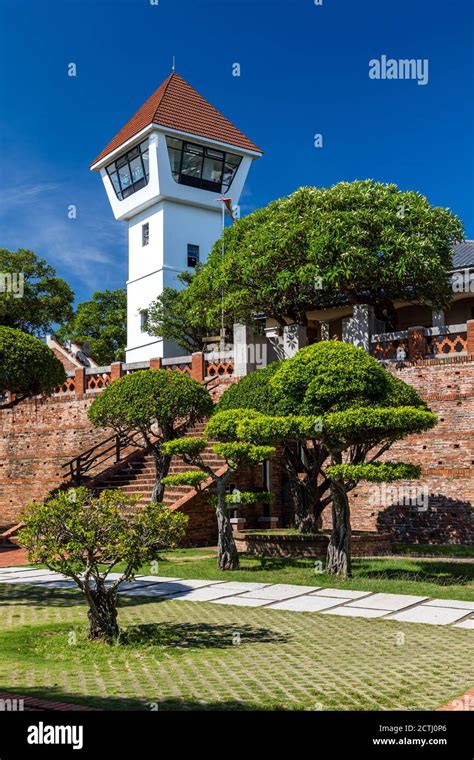 Lookout point of the former Dutch fortification "Fort Zeelandia" in An ...