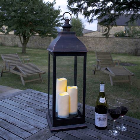 20 Ideas of Outdoor Lanterns with Battery Candles