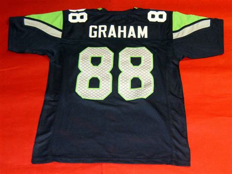 JIMMY GRAHAM PRO STYLE CUSTOM SEA BLUE JERSEY LAST ONE