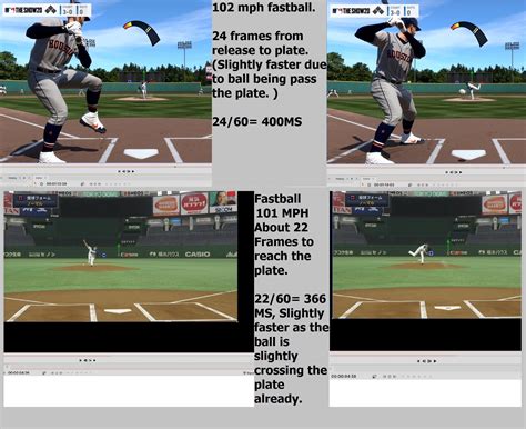 Was bored and did some testing of how fast a 100mph fastball really is in the game. - Page 3 ...