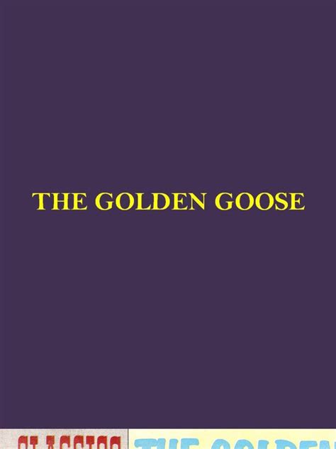 The Golden Goose | PDF