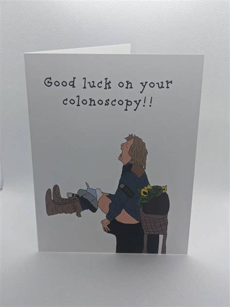 Cheerful Colonoscopy Recovery Card Funny Get Well Soon Humor From Dumb and Dumber - Etsy