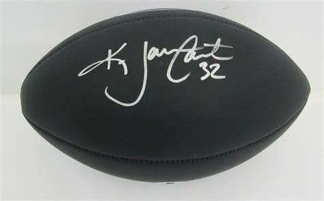 Ki-Jana Carter Autographed Signed Ki-Jana Carter Penn State /Auto Psu Logo Black Football JSA