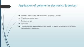 Applications of polymer | PPT