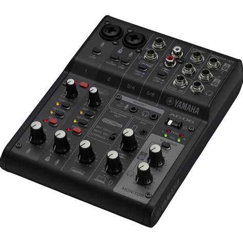 Yamaha AG06MK2 6-Channel Mixer and USB Audio Interface AG06MK2 B