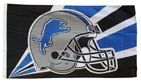 Buy Detroit Lions - 3' x 5' NFL Polyester Flag | Flagline