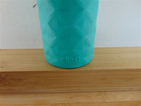 Ello 16 OZ Ogden TEAL Ceramic Travel Mug RUBBER Lid | eBay
