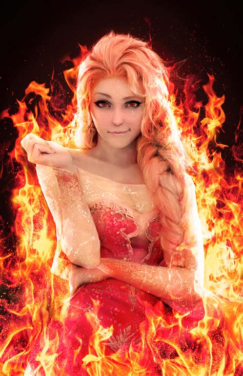 Fire Elsa by chillerofhell on DeviantArt