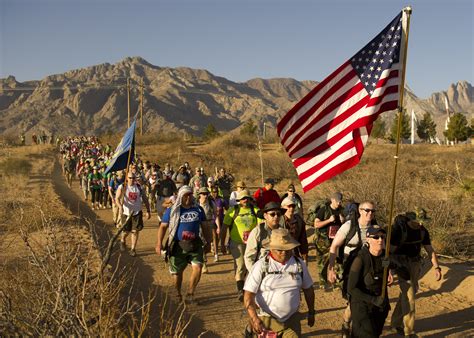 Taking steps out of respect at Bataan Memorial Death March > Holloman Air Force Base > Display