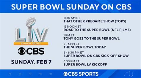 CBS Sports Releases Broadcast, Digital Streaming Plans for Super Bowl LV