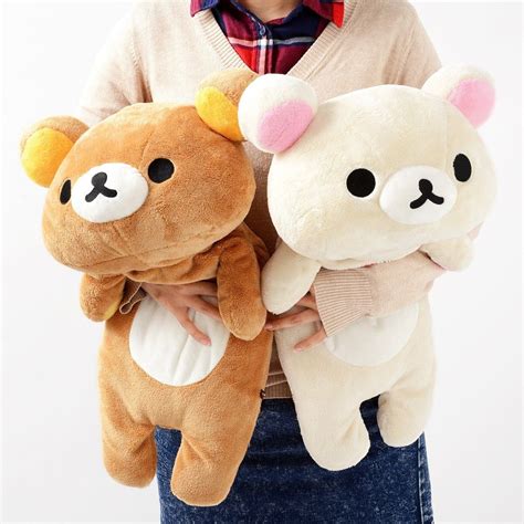 Rilakkuma & Korilakkuma soft plushes |(￣3￣)| | Kawaii plushies ...