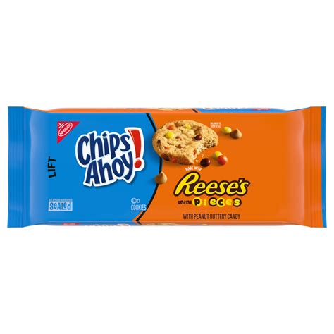 Chips Ahoy! cookies and Reese’s Pieces are delicious