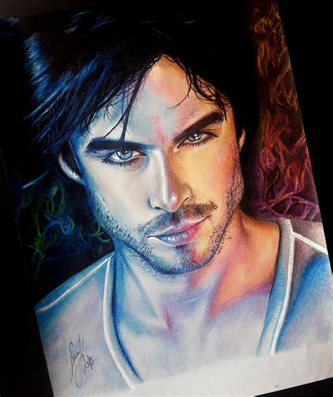 Damon Salvatore by artsarak on DeviantArt