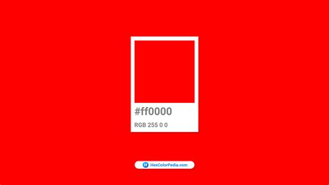 Red Color | ff0000 - Hex Color Conversion - Color Schemes - Color ...