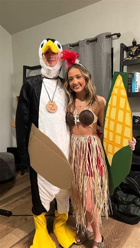 Surfs Up Halloween Couples Costume: Chicken Joe and Cody Maverick