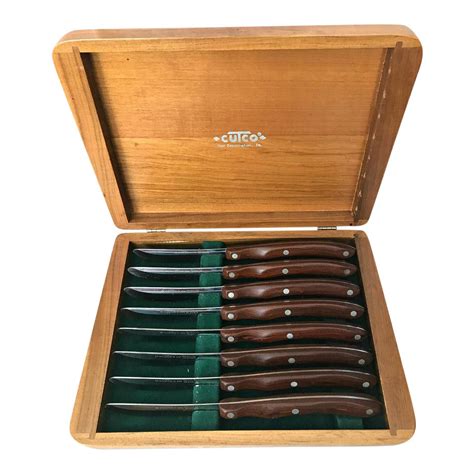 Mid Century Cutco 1059 Steak Knife Set | Chairish