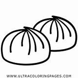 Bun Coloring Page sketch template