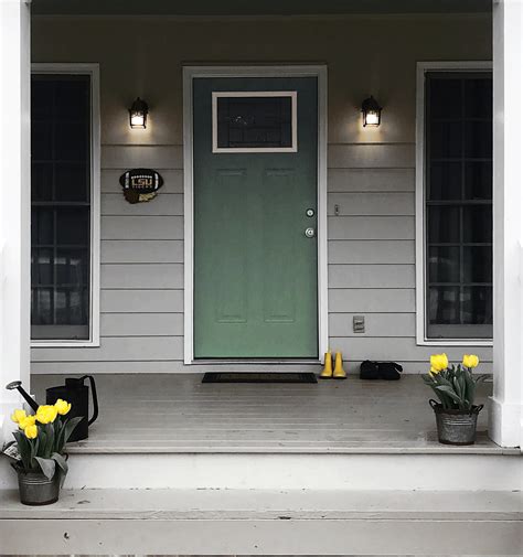 Gray House Makeover: 12 Stunning Front Door Colors - Quiet Minimal