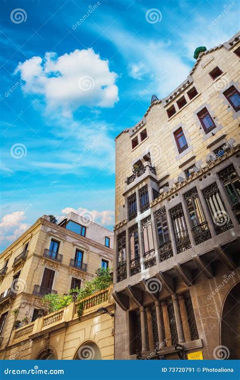 Barcelona, Spain - April 18, 2016: Palau Palace Guell Editorial Photo - Image of catalan, gothic ...