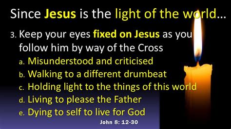 Mark Goudy: Sunday's Sermon: Jesus - Light of the World