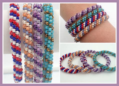 Tubular Peyote Stitch Bangle Bracelet Tutorial - INSTANT DOWNLOAD - Off the Beaded Path