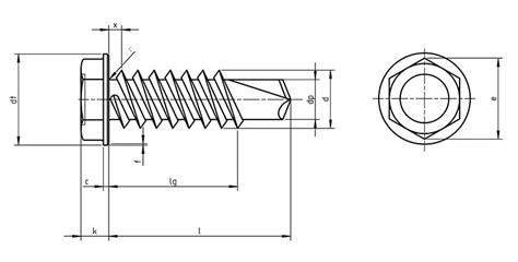 Hex Head Self Drilling Screws | DIN 7504 K | ITA Fasteners