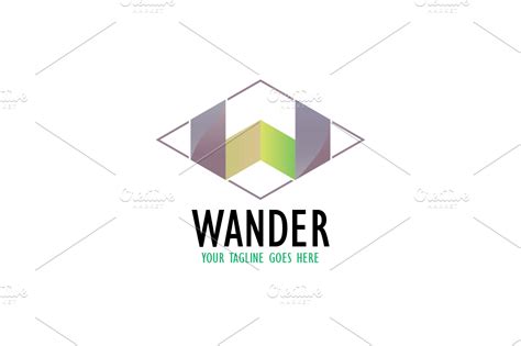 Wander Logo - Letter W ~ Logo Templates ~ Creative Market