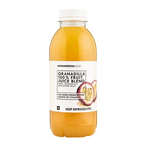 100 % Granadilla Fruit Juice Blend 500 ml | Woolworths.co.za