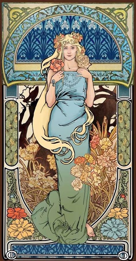 Autumn Portrait Alphonse Mucha | Mucha art, Art nouveau poster, Art nouveau illustration