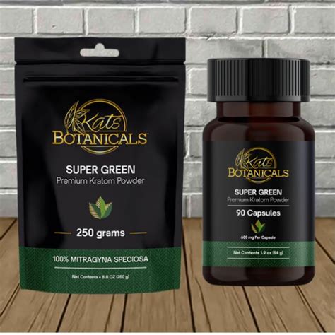 Kats Botanicals Super Green Kratom - Great CBD Shop