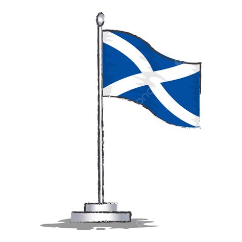 Scotland Flag Vector Illustration, Scotland Flag Vector, Symbol ...