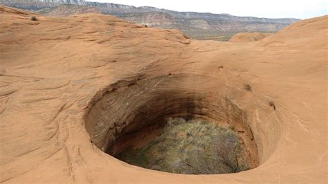 Photo of Pothole on top of Dance Hall Rock, Escalante Country, Utah ...