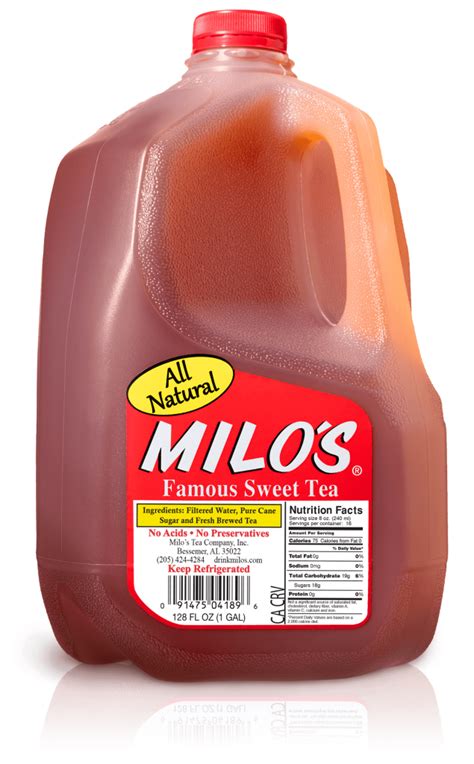 Sweet Tea - Milo's Tea Company, Inc.