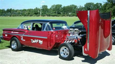 Daddy's Thing '58 Chevy gasser* | 50's Chevy Gassers | Pinterest