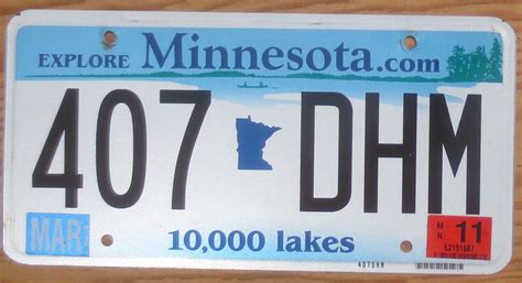 2011 Minnesota vg | Automobile License Plate Store: Collectible License ...