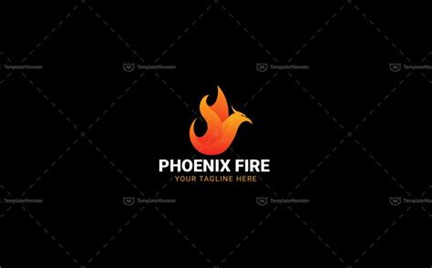 Phoenix Fire Logo Template #66986 - TemplateMonster | Fire logo, Logo templates, Phoenix fire