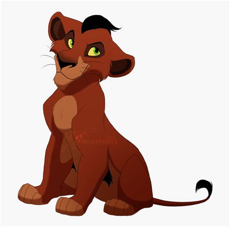 Lk, A Young Lion Cub, - Lion King Scar Cub, HD Png Download - kindpng