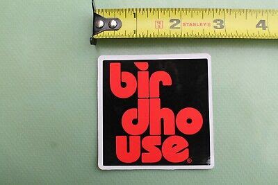 BIRDHOUSE Skateboards Red Black Logo Tony Hawk Vintage Skateboarding ...