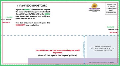 Vertical Postcard Layout - Professionally Designed Templates