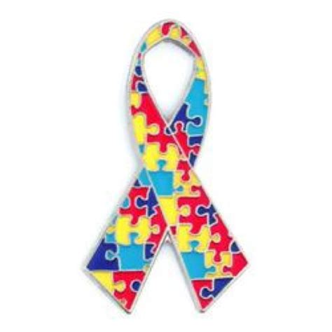 Pin by Karen Morrison on Autism Awareness | Autism ribbon, Autism ribbon pin, Awareness ribbons