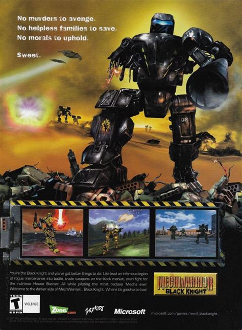 MechWarrior 4: Black Knight official promotional image - MobyGames