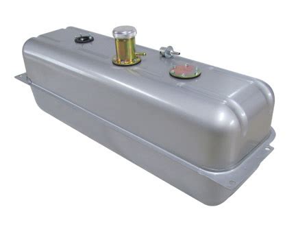 Universal Coated Steel Gas Tank w/ Billet Cap & Neck - 39DP-UA - Affordable Street Rods