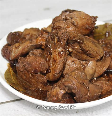 Chicken Liver Adobo Recipe – Filipino Dish